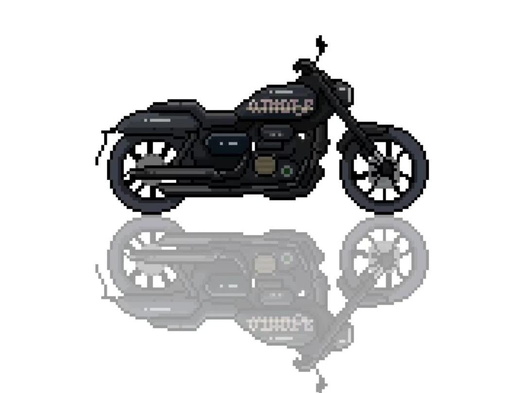 Custom 8-bit Retro Pixel Art - Cars