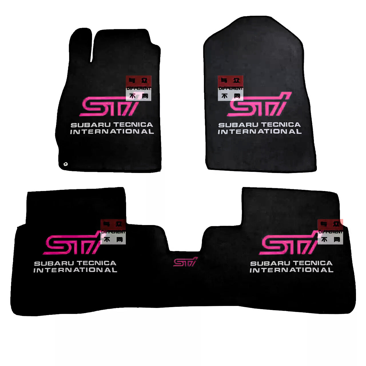 STI Car Floor Mats for Subaru