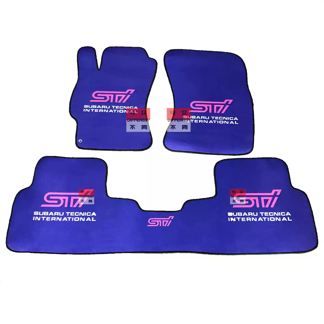 STI Car Floor Mats for Subaru